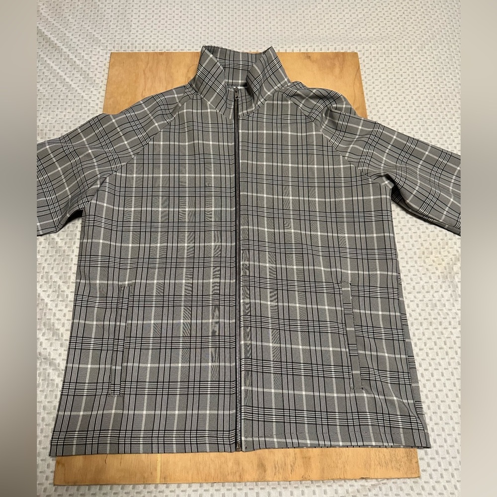 Grey christos New York zip up jacket men’s small